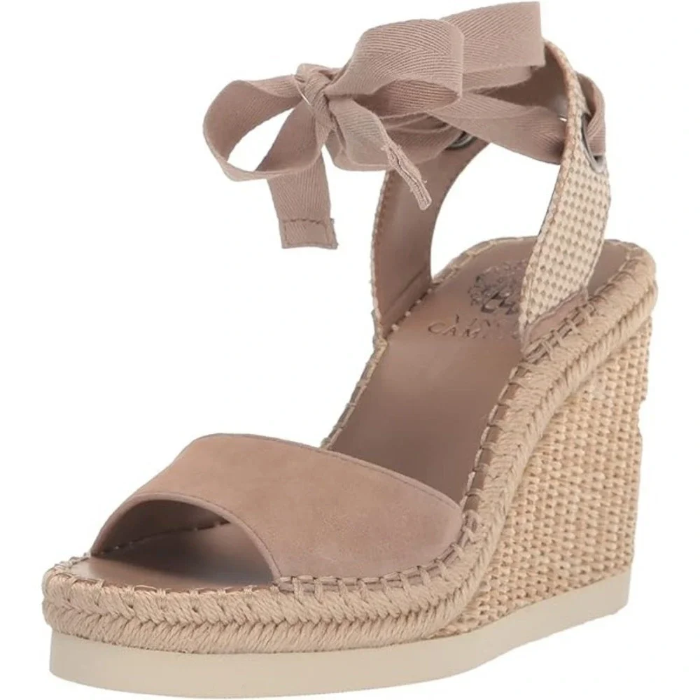 Vince Camuto Women's Bendsen‎ Espadrille Wedge Sandal SIZE 10